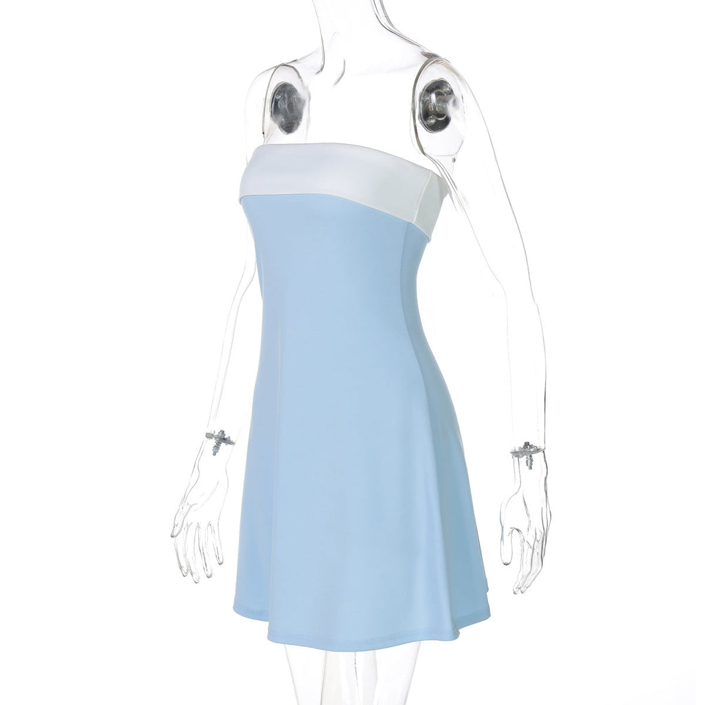 Venetia Mini Dress Blue