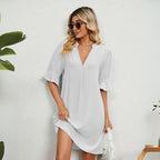 Elena Boutique Dress with a V Neck Evening Wear Edit