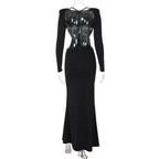 Gracing Date Bodycon Dress Black