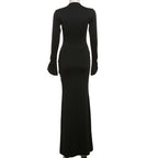 Crimson Embrace dress Black
