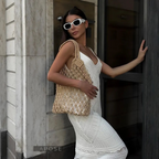 Goldy Bohemian Knit Maxi Dress