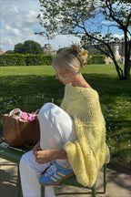Slouchy Solid Drop Shoulder Soft Sweater
