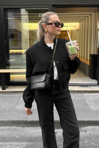Chic Woolen Baseball Jacket