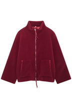 Solid Color Stitching High Collar Long Sleeve Loose Pocket Woolen Coat