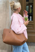 Pink Sweet Round Neck Pullover