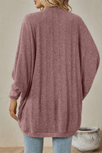 Autumn-Winter New Solid Color Midi Knit Cardigan