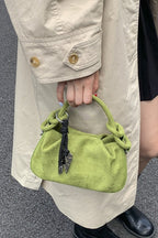 Pleated Cloud Charm Vintage Elegant Crossbody Bag