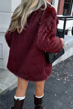 Velvet Touch Plush Elegant Coat