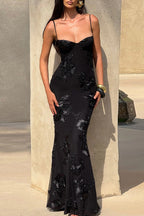 Chic OpenBack Maxi Party Dress