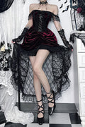 Layered Train Gothic Dress