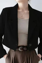 Chic Crop Top Blazer