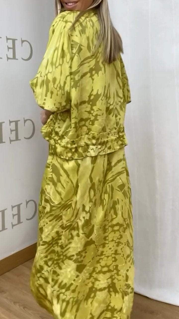 casual two-piece dress