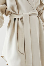 Jaida Beige Medium Sleeve Jacket