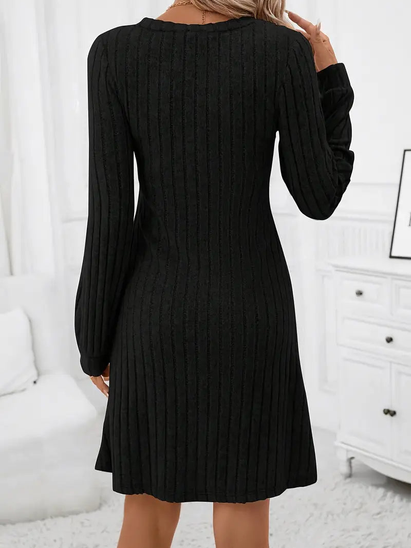 Carla Elevated Knitted Dress Chic Silhouette Collection