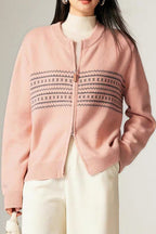 Vintage Jacquard Knit Sweater