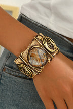 Fashionable Wrapped Gemstone Personalized Bracelet