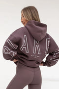 Printed Thick Loose Hoodie
