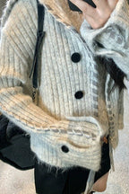 Handmade Knit Cardigan Sweater