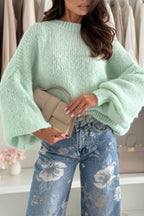 FIERRA pastel pink sweater with wool