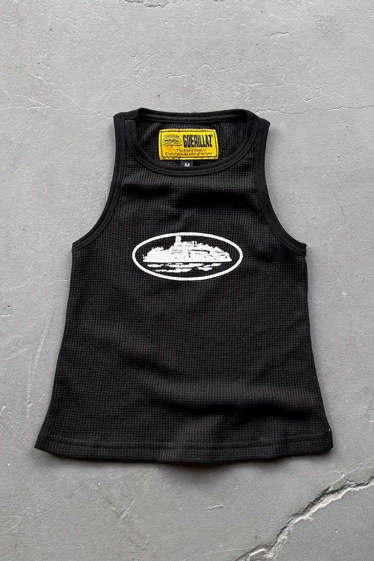 High Street Casual Sleeveless Tank Top