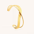 Vintage Geometric Open Bangle Bracelet