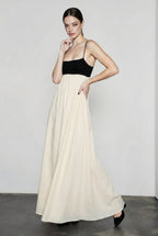 Casual Colorblock Cami Vacation Dress