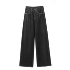 High-Waist Wide Leg Denim Jeans for Women