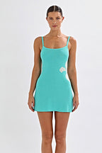 Spaghetti Strap Bodycon Hot Girl Mini Sweater Dress