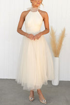 Maricela Effortless Dress with a Long Skirt Boutique Collection