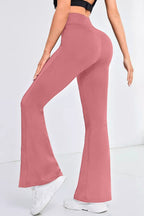 High-Waisted Stretch Flared Yoga Leggings