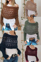 Knitted Wrap Shrugs For Women
