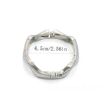 Wide Openwork Coil Metal Cuff Bracelet
