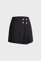 Brystol Black Asymmetrical Skirt
