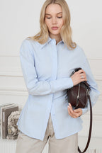 Slim Fit Ruched Waist Blouse