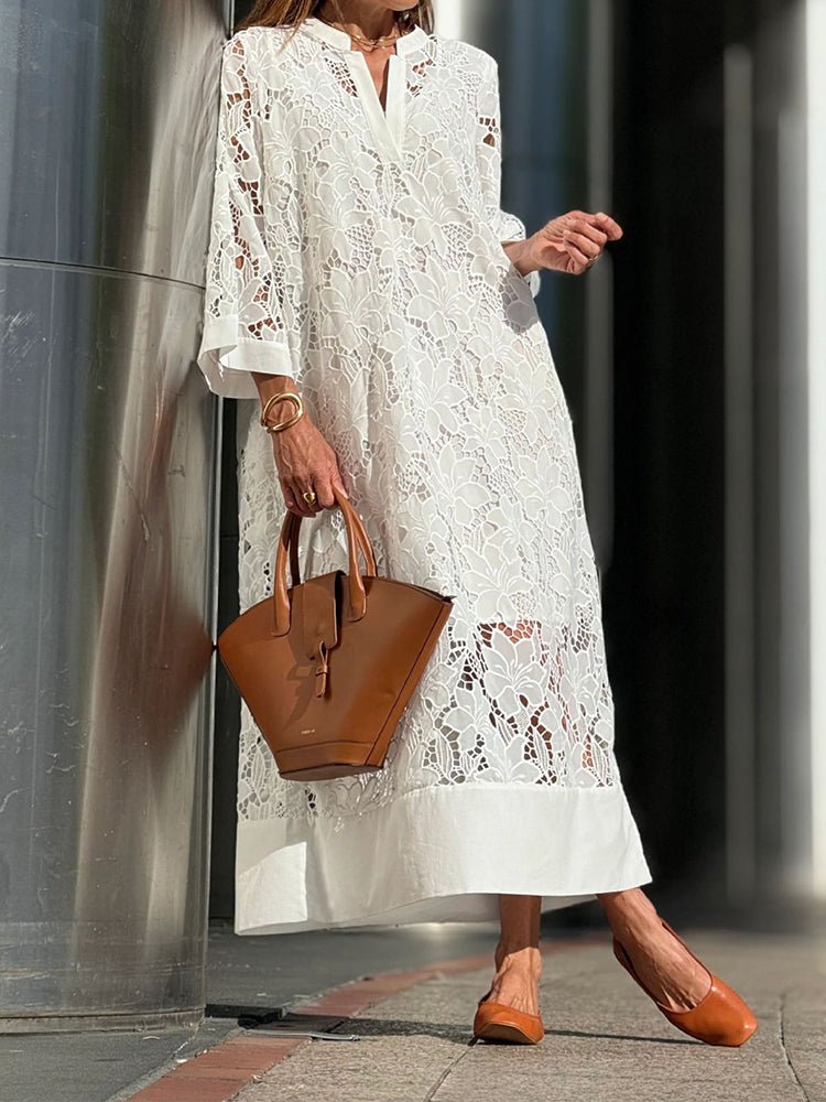 Tess Statement Lace Dress Elevated Occasion Wear