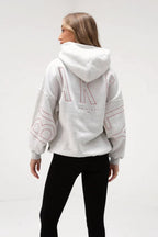 Printed Thick Loose Hoodie