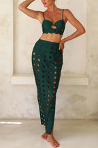 Sexy Sling Cutout High-waisted Stretch Bikini Swimsuit