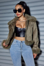 Vintage Suede Short Jacket  Jacket