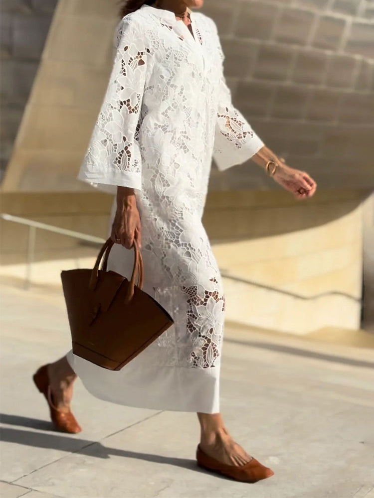 Tess Statement Lace Dress Elevated Occasion Wear