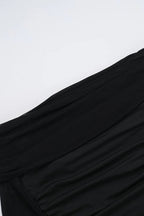 Fall New Slim-Fit Pleated Off-Shoulder Party Dress