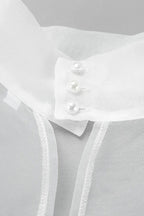Mesh See-Through Long Sleeve Shirt