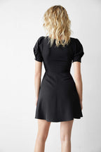 Kaisley Black Contrast Mini Dress