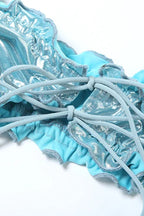 Shiny Bandage Bikini Set