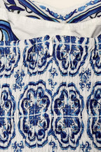 Ethnic Print Flowy Maxi Boho Dress