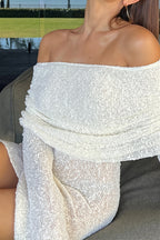 Chic White Bodycon Mini Dress With Tie Waist