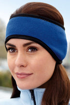 Cozy Embroidered Sherpa Lined Headband