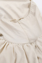 Halter LowBack Puff Mini Party Dress