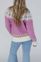 Christmas Thickened Round Neck Long Sleeve Knitted Sweater