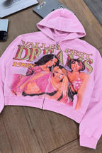 High Street Vintage Zip Hoodie