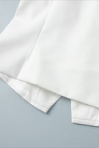 Casual V Neck Single Breasted Two Piece Vest Shorts Set